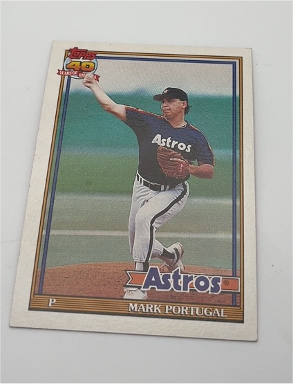 1991 Topps #647 Mark Portugal — front