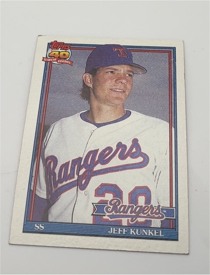 1991 Topps #562 Jeff Kunkel — front
