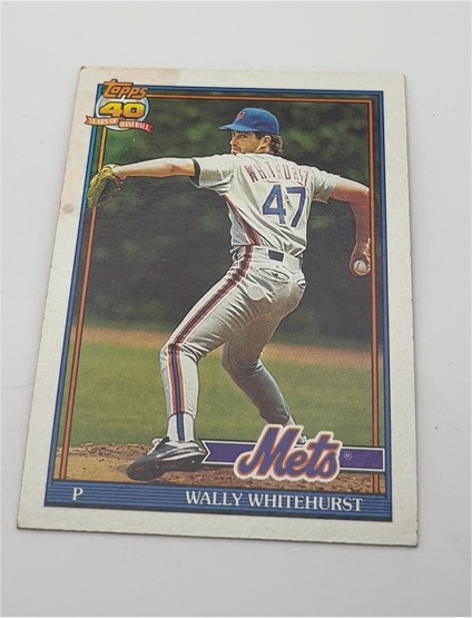 1991 Topps #557 Wally Whitehurst — front