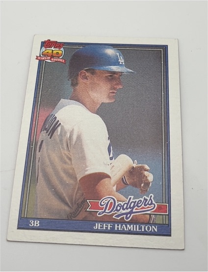 1991 Topps #552 Jeff Hamilton — front