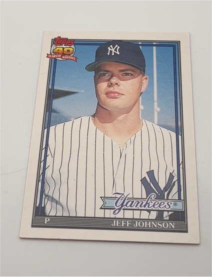 1991 Topps Traded #62T Jeff Johnson — front