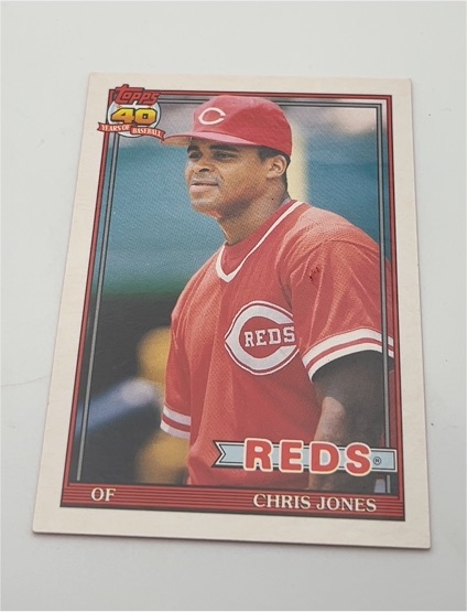 1991 Topps Traded #65T Chris Jones — front