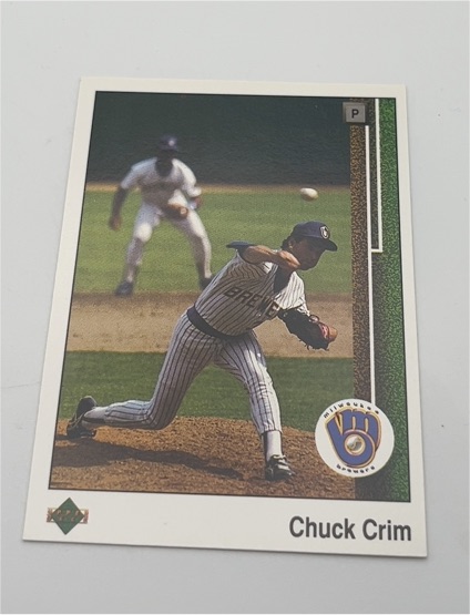 1989 Upper Deck #501 Chuck Crim — front