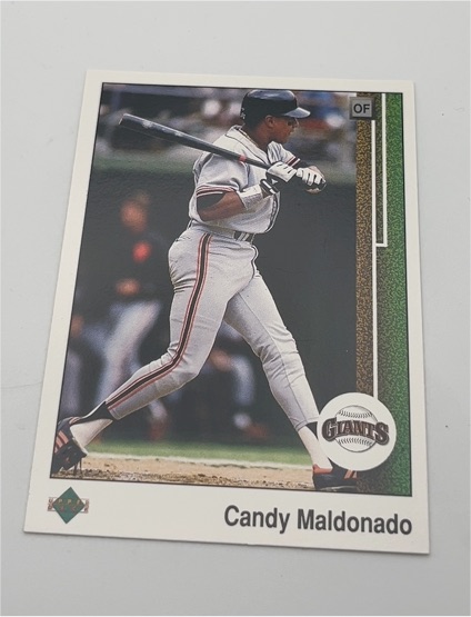1989 Upper Deck #502 Candy Maldonado — front