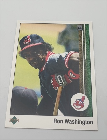 1989 Upper Deck #519 Ron Washington — front