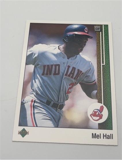 1989 Upper Deck #538 Mel Hall — front