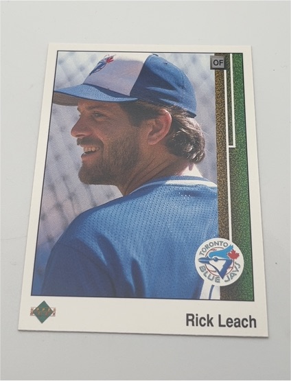 1989 Upper Deck #554 Rick Leach — front