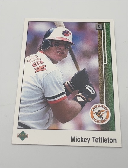 1989 Upper Deck #553 Mickey Tettleton Baltimore Orioles — front