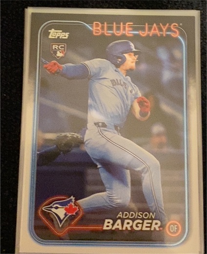 2024 Topps Update #US336 Addison Barger — front