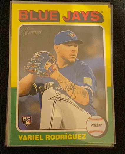 2024 Topps Heritage High Number #550 Yariel Rodríguez — front