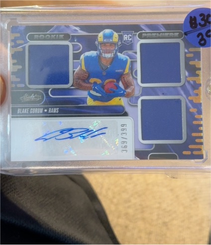2024 Panini Absolute Rookie Premiere #RPM-BCM Blake Corum — front