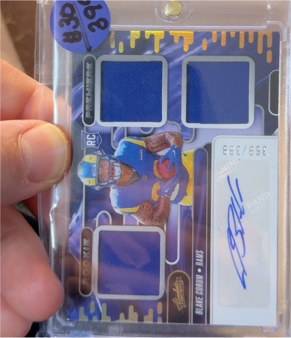 2024 Panini Absolute - Rookie Premiere Materials Auto Blake Corum #RPM-BCM — front