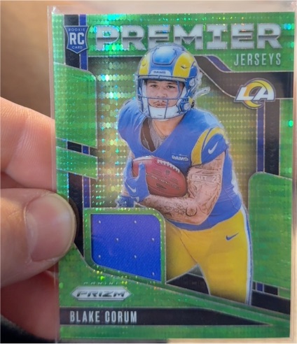 2024 Panini Prizm Premier Jerseys #PJ-BCM Blake Corum — front