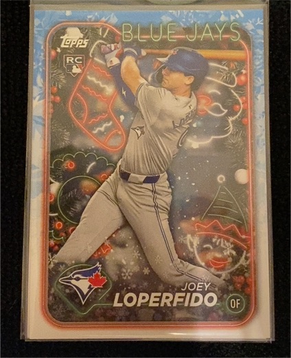 2024 Topps Holiday #H71 Joey Loperfido — front