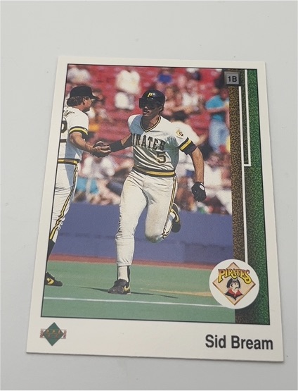 1989 Upper Deck #556 Sid Bream — front