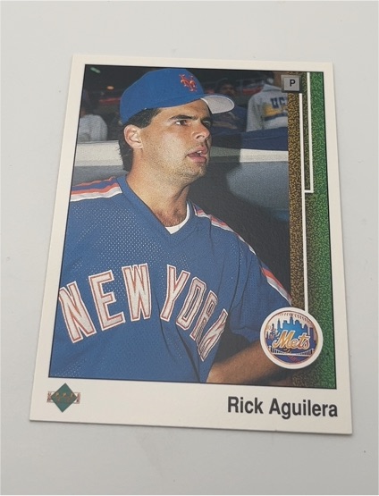 1989 Upper Deck #24 Rick Aguilera — front