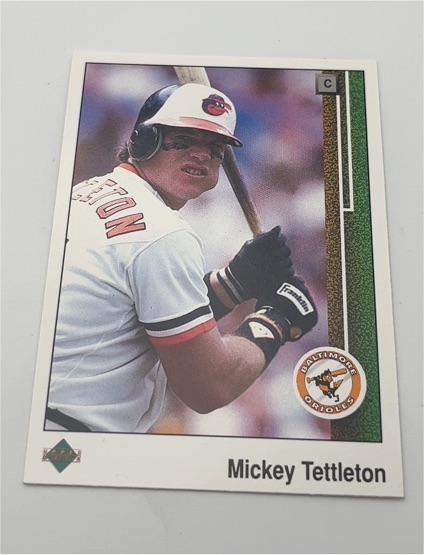 1989 Upper Deck #553 Mickey Tettleton Baltimore Orioles — front