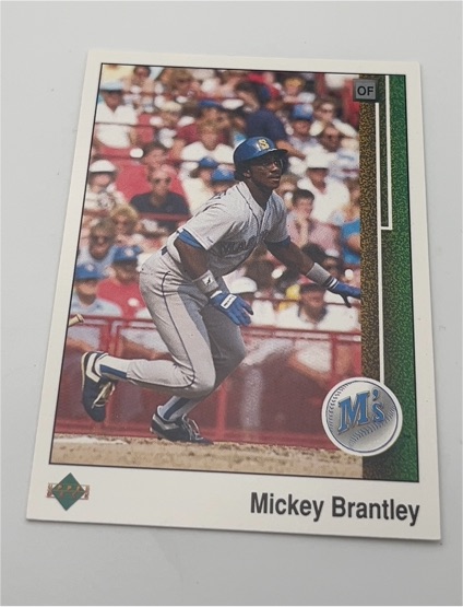 1989 Upper Deck #550 Mickey Brantley — front