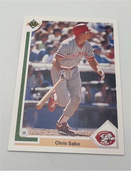 1991 Upper Deck #135 Chris Sabo — front