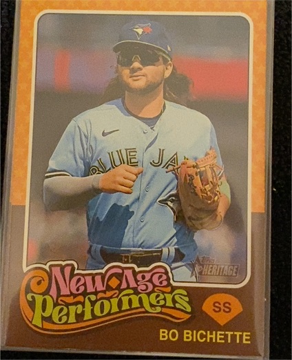 2024 Topps Heritage New Age Performers #NAP-2 Bo Bichette — front