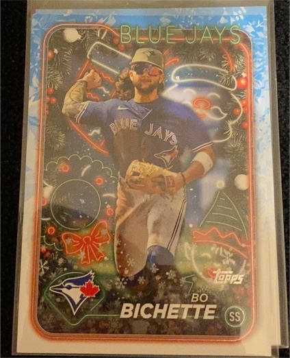2024 Topps Holiday #H33 Bo Bichette — front