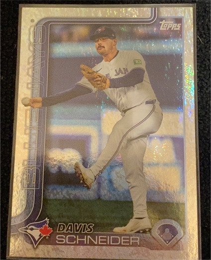 2025 Topps Series 1 #342 Davis Schneider — front