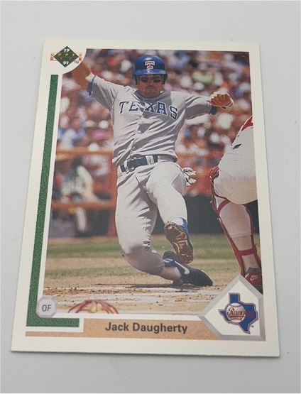 1991 Upper Deck #678 Jack Daugherty — front