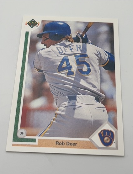 1991 Upper Deck #272 Rob Deer — front