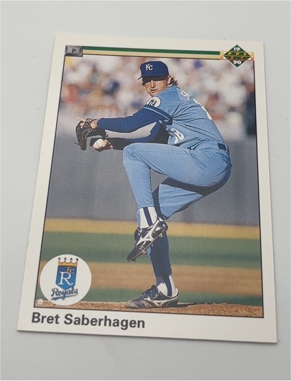 1990 Upper Deck #326 Bret Saberhagen — front