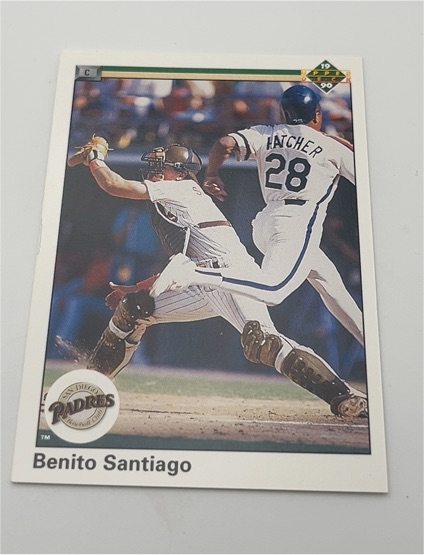 1990 Upper Deck #325 Benito Santiago — front