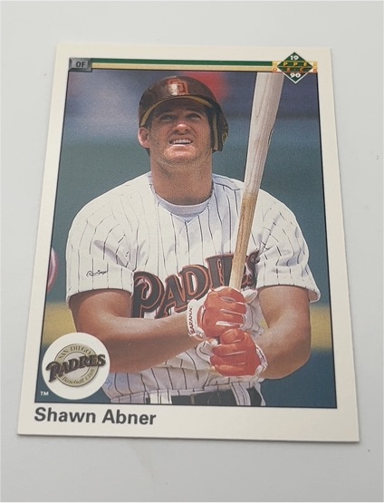 1990 Upper Deck #301 Shawn Abner — front