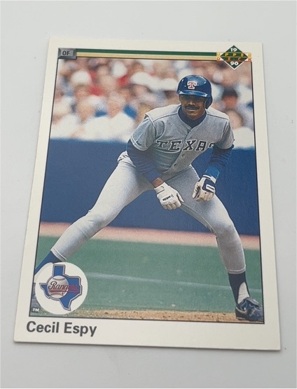 1990 Upper Deck #371 Cecil Espy — front