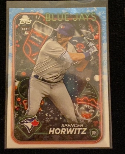 2024 Topps Holiday #H76 Spencer Horwitz — front