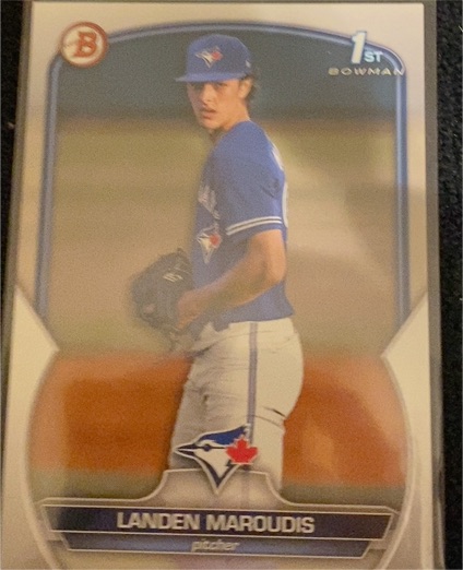 2023 Bowman Draft #BD-138 Landen Maroudis — front