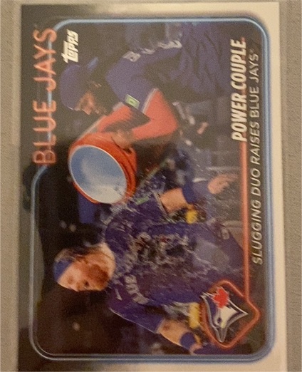 2024 Topps Update #US63 Power Couple Vladimir Guerrero Jr. / Justin Turner — front