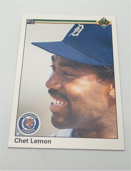 1990 Upper Deck #348 Chet Lemon — front