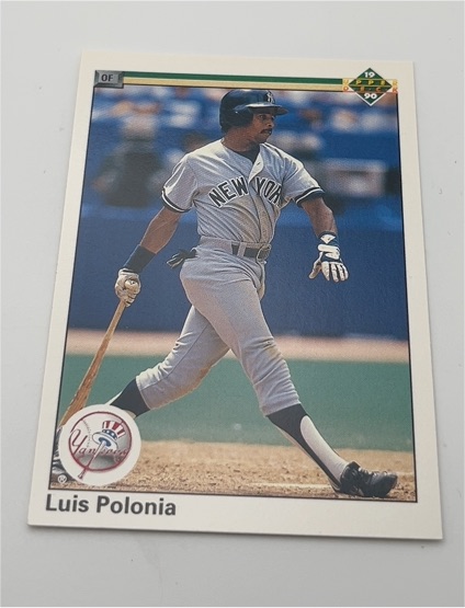 1990 Upper Deck #316 Luis Polonia — front