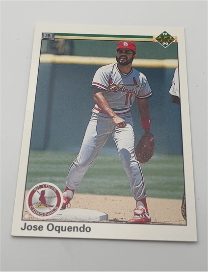 1990 Upper Deck #319 Jose Oquendo — front