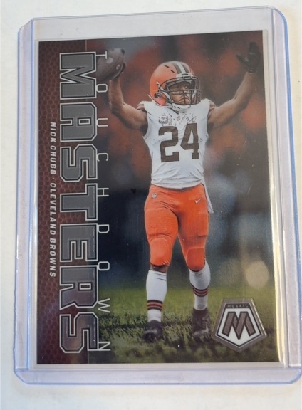 2023 Panini Mosaic Touchdown Masters #TM-NC Nick Chubb — front