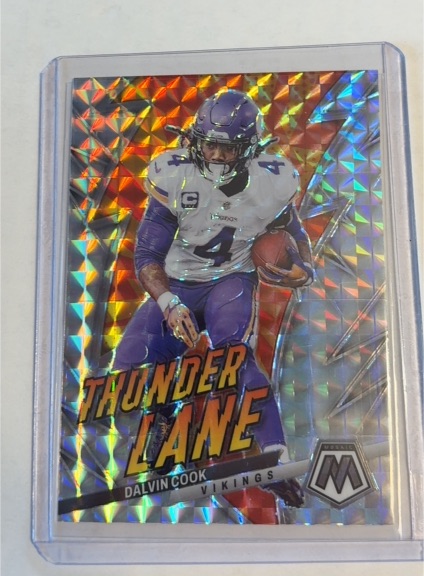 2023 Panini Mosaic Thunder Lane #TL-DC Dalvin Cook — front