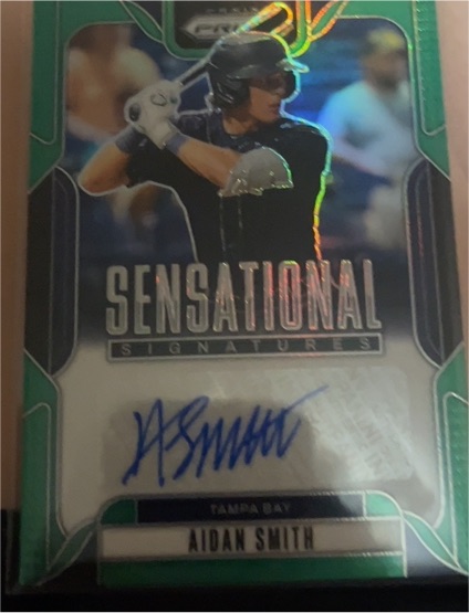 2025 Panini Prizm Sensational Signatures #SS-AS Aidan Smith — front