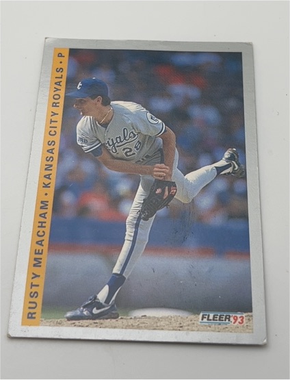 1993 Fleer #243 Rusty Meacham — front