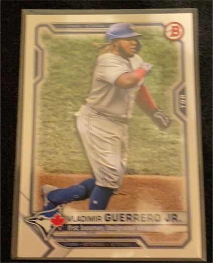2021 Bowman #73 Vladimir Guerrero Jr. — front