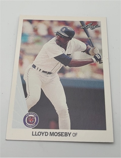 1990 Leaf #188 Lloyd Moseby — front