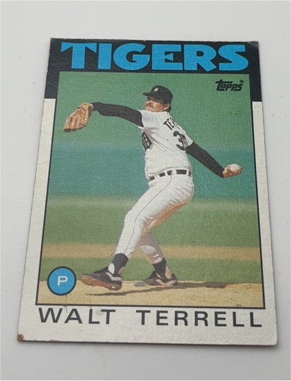 1986 Topps #461 Walt Terrell — front