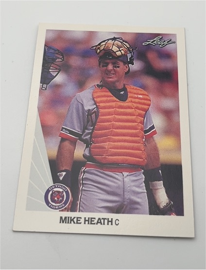 1990 Leaf #60 Mike Heath — front