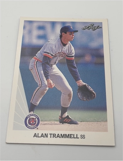 1990 Leaf #218 Alan Trammell — front