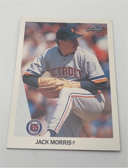 1990 Leaf #482 Jack Morris — front