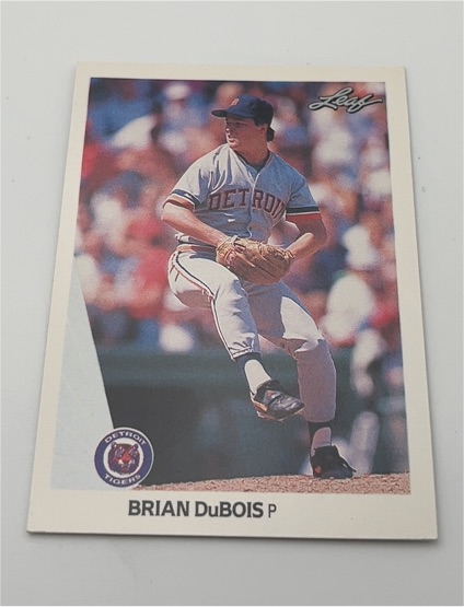 1990 Leaf #266 Brian DuBois — front