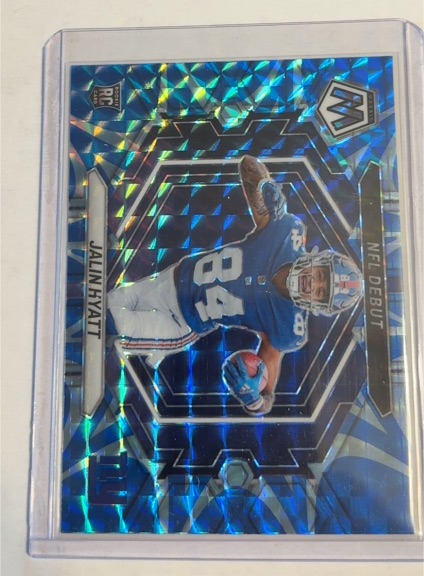 2023 Panini Mosaic #ND-17 Jalin Hyatt NFL Debut Rookie — front